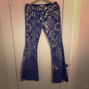 Free people wide flares